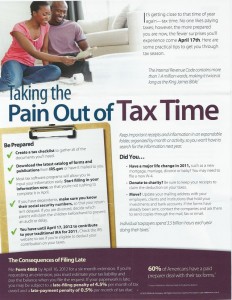 Taking the Pain Out of Tax Time